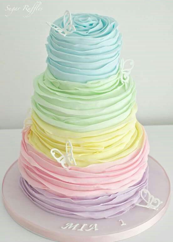 Bolo Decorado Candy Colors