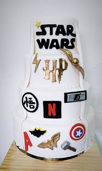 Bolo Decorado Geek