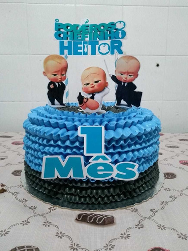 Bolo Decorado Poderoso Chefinho