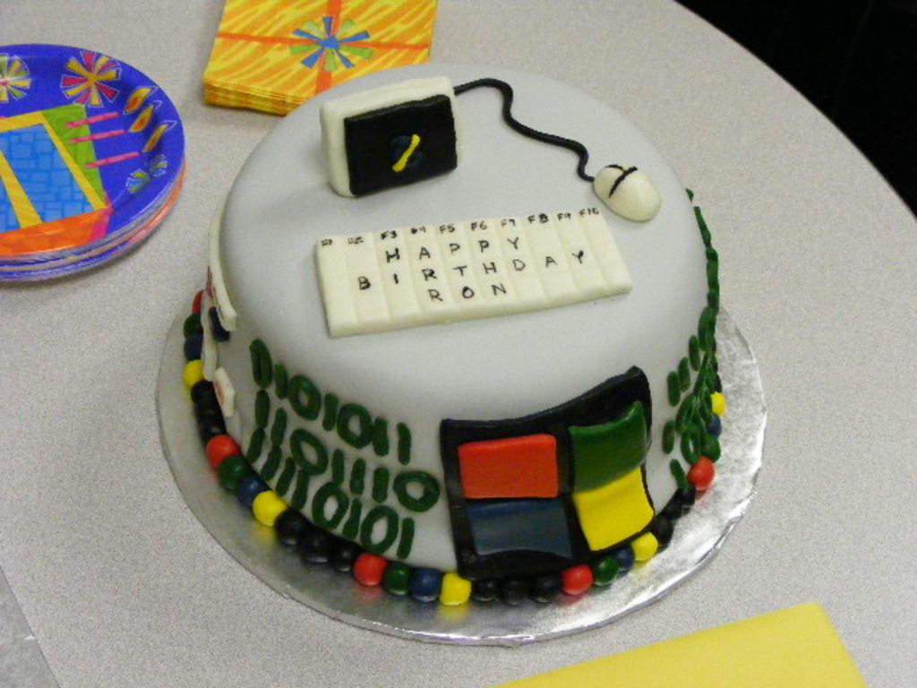 Geek Decorated Cake
