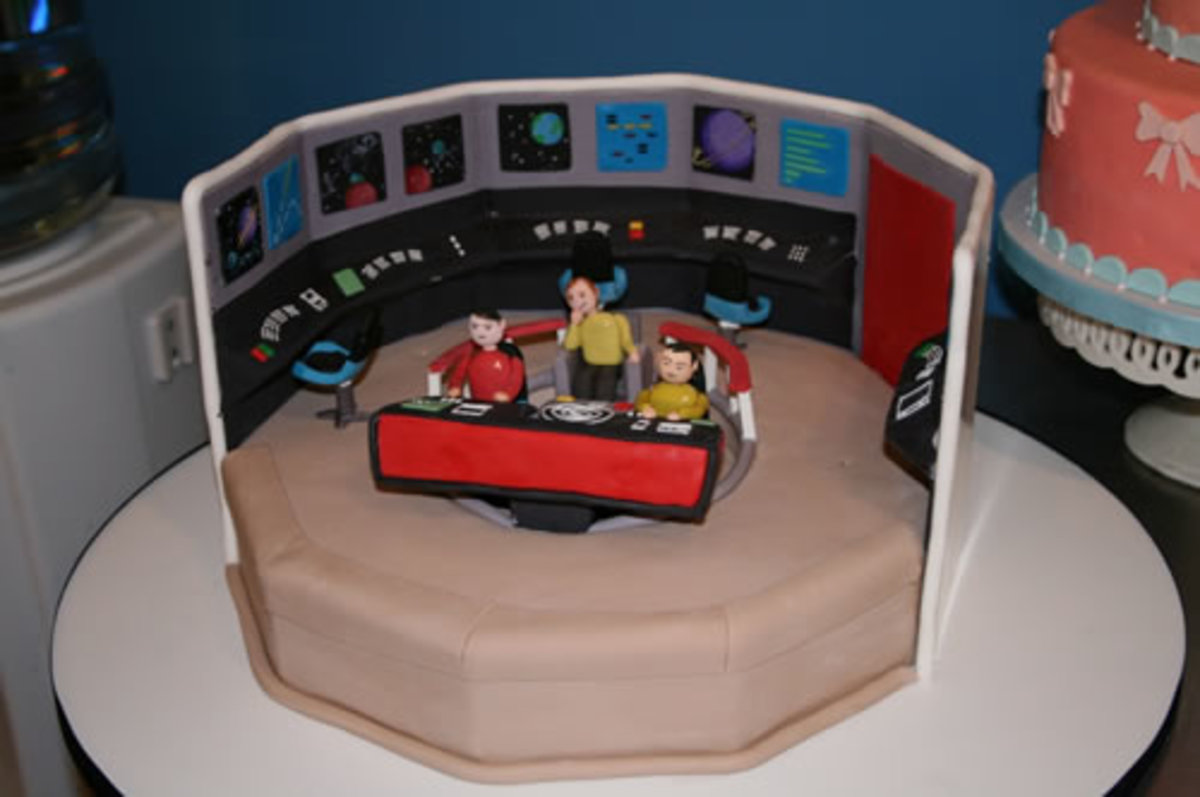 Geek Decorated Cake