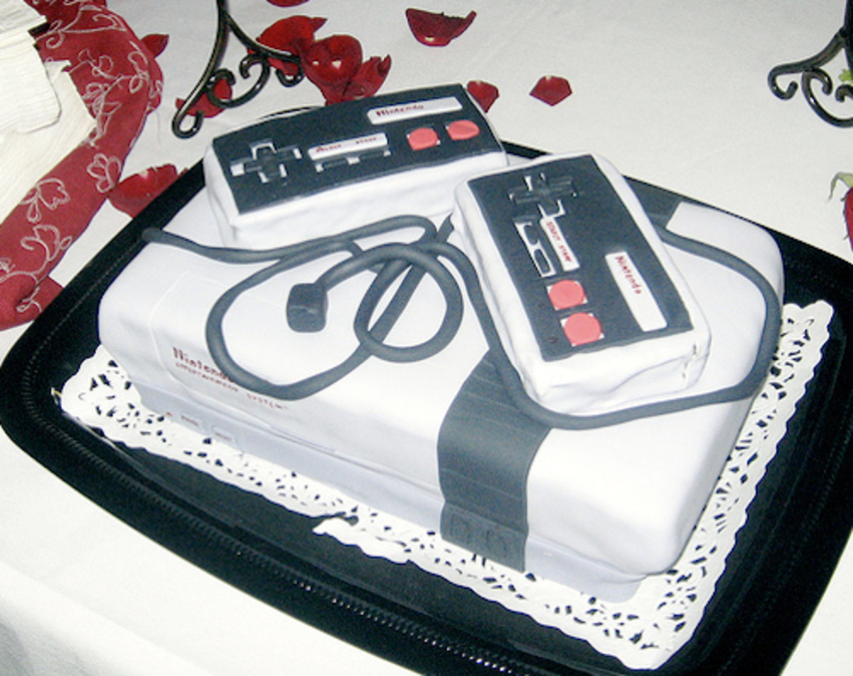 Geek Decorated Cake