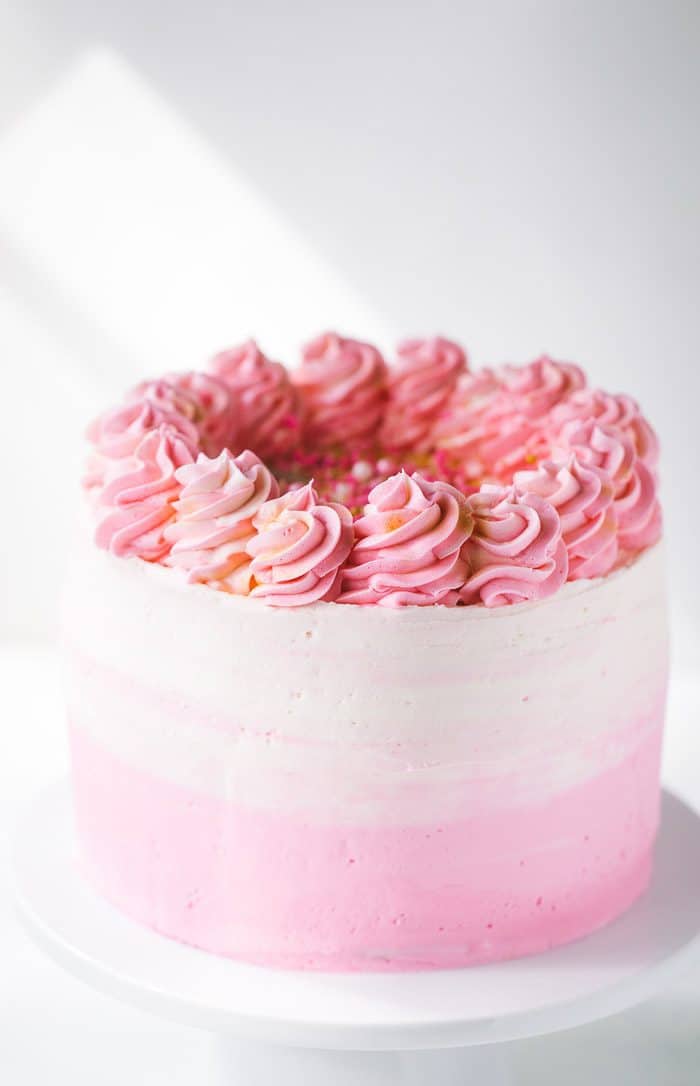 Pink Decorated Cake