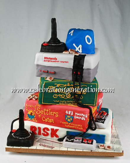 Geek Decorated Cake