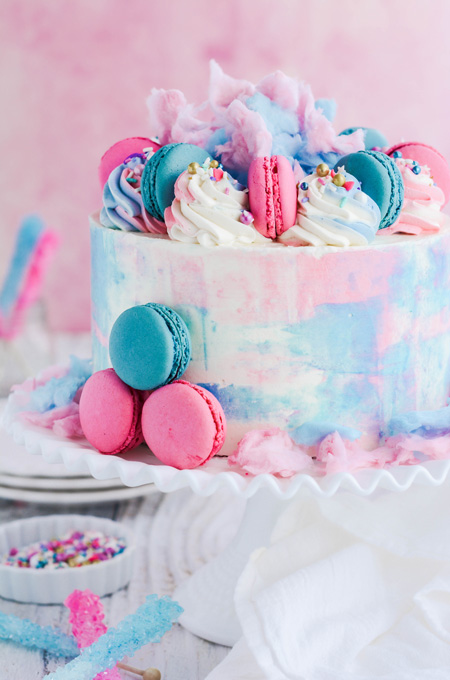 Candy Colors Decorated Cake