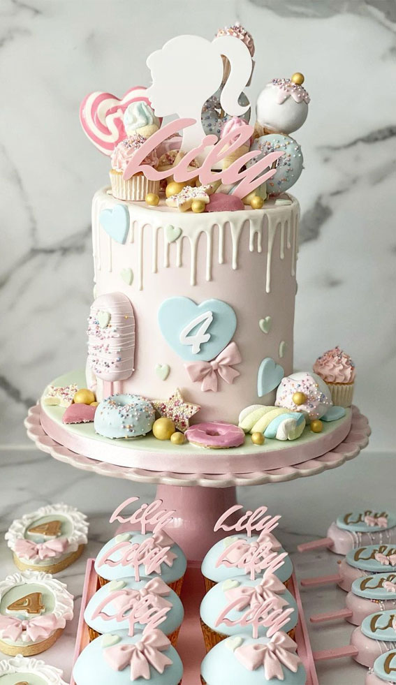 Candy Colors Decorated Cake