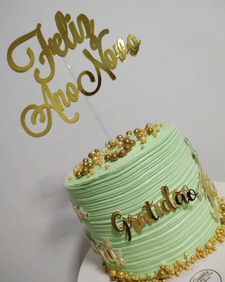 Bolo Decorado Verde bolo-decorado-verde