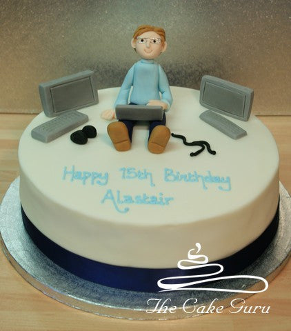 Geek Decorated Cake