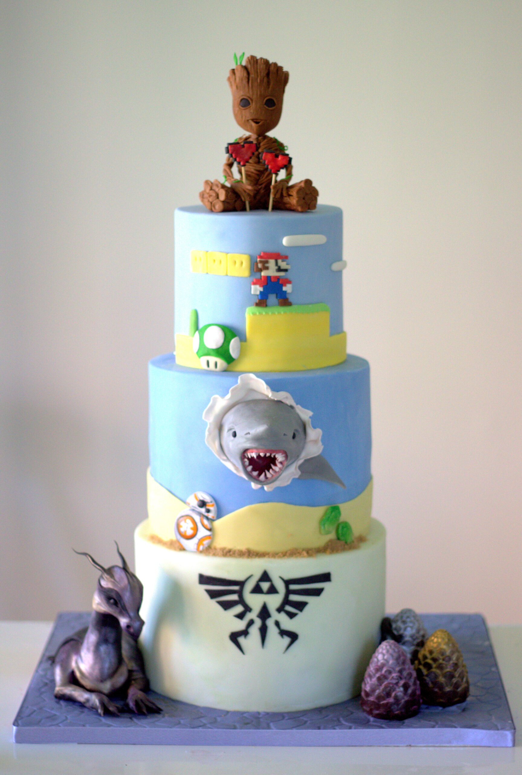 Geek Decorated Cake