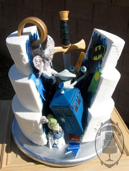 Bolo Decorado Geek