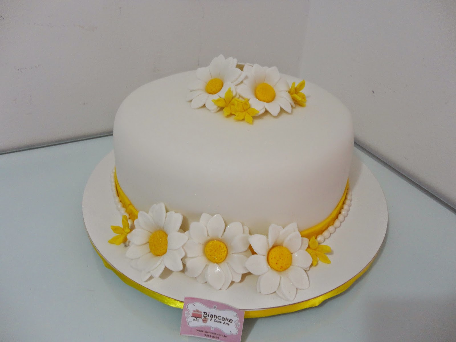 Bolo Decorado Margaridas