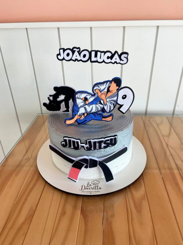 bolo decorado jiu jitsu
