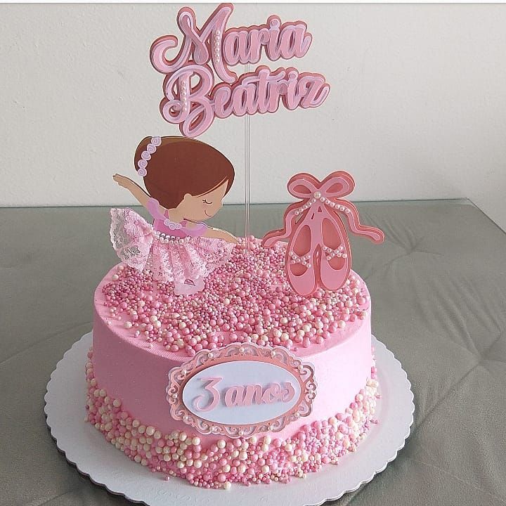 Bolo Decorado Bailarina
