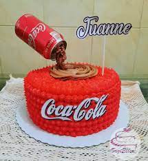Bolo Decorado Coca Cola