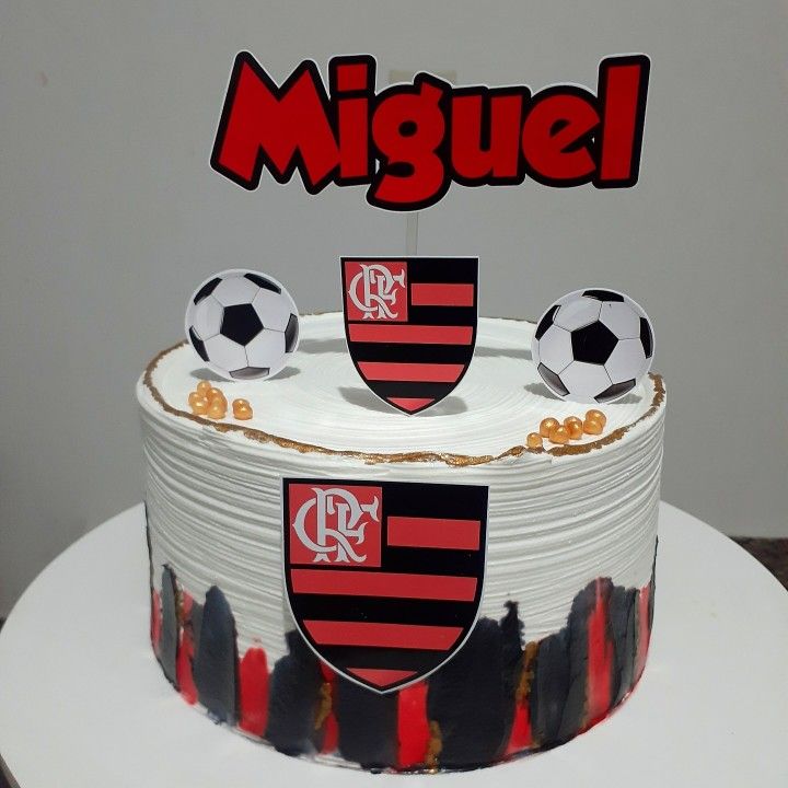 Bolo Decorado Flamengo