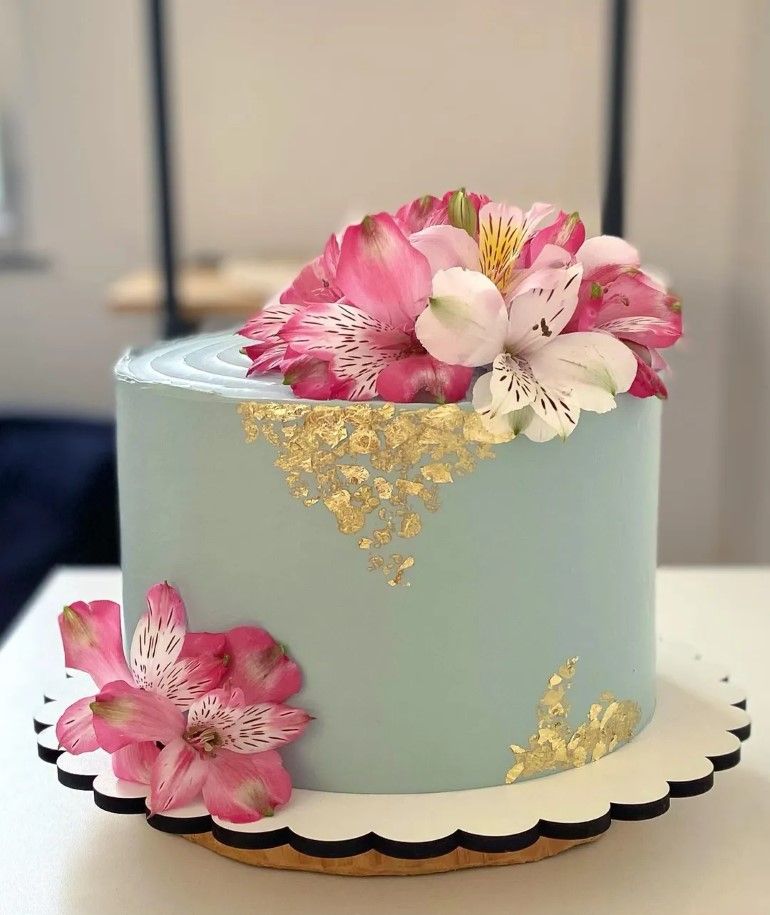 Bolo Decorado Flor