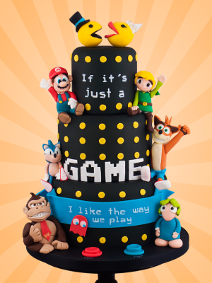Bolo Decorado Geek