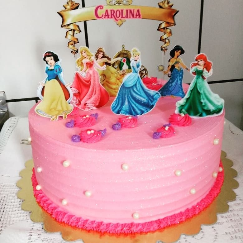 Bolo Decorado Princesa