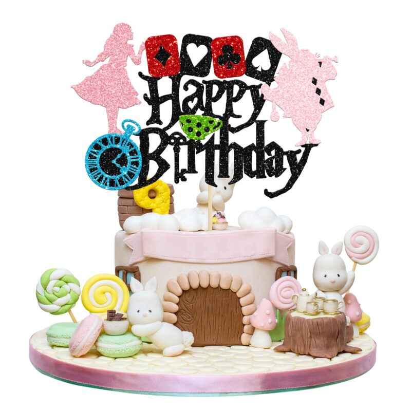 Alice in Wonderland Decorated Cake