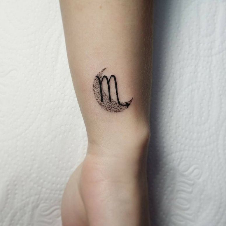Simbolo Signo Escorpiao Tatuagem